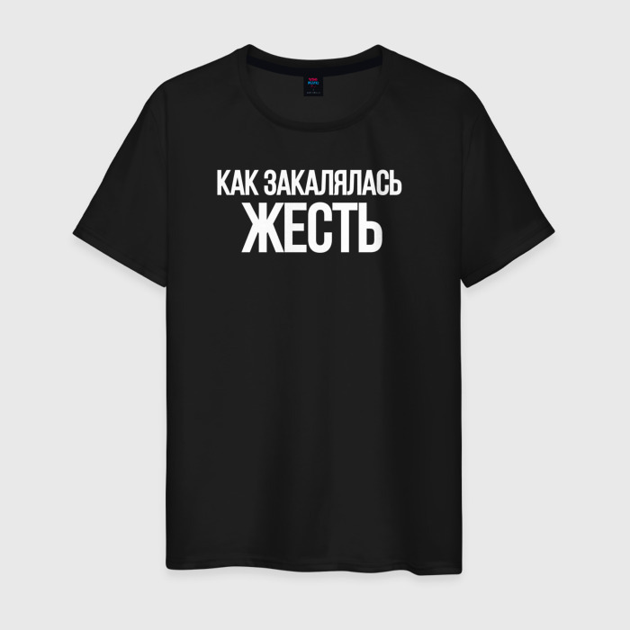 Мужская футболка хлопок Как закалялась жесть фото