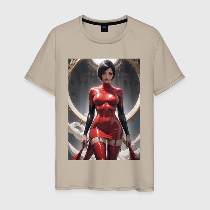 Мужская футболка хлопок Ада Вонг из Resident Evil фото