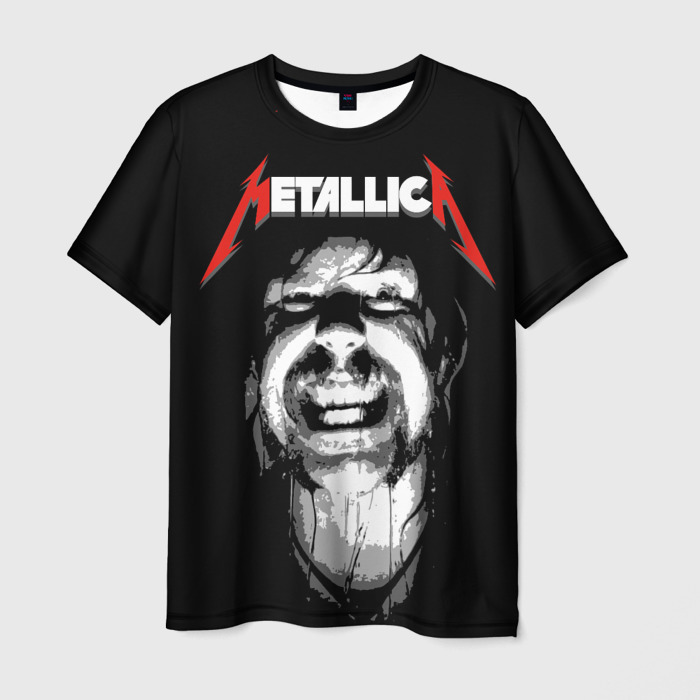 Мужская футболка 3D Metallica   James Hetfield фото