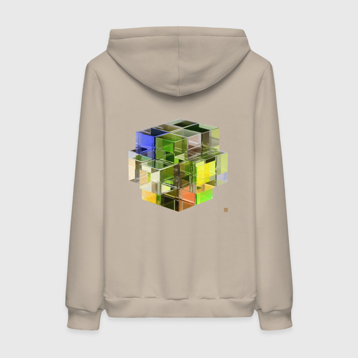 Женская толстовка хлопок Cube фото