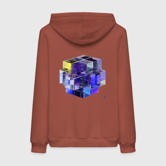 Женская толстовка хлопок Cube фото