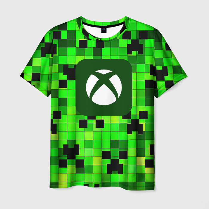 Мужская футболка 3D Minecraft xbox фото