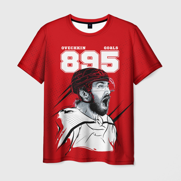 Мужская футболка 3D Alex Ovechkin 895 фото