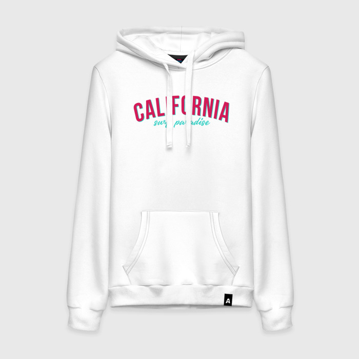Женская толстовка хлопок California surf фото