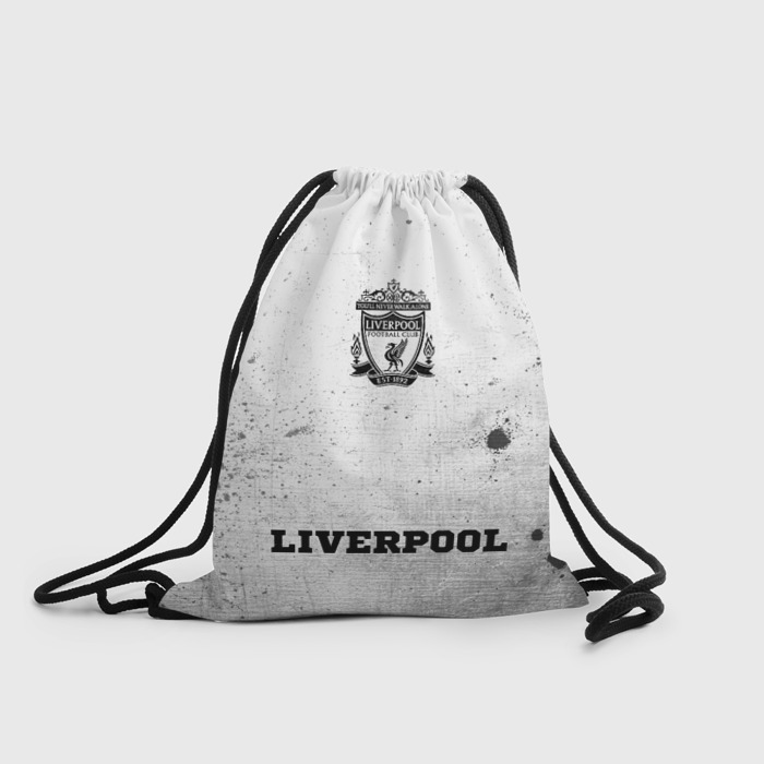 Рюкзак-мешок 3D Liverpool   white gradient по центру фото
