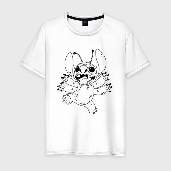 Мужская футболка хлопок Эксперемент 626   Лило и Стич фото