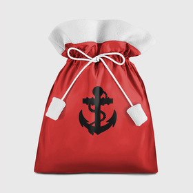 Мешок новогодний с принтом Якорь ,  |  | вмс | вмф | военно | морской флот | моряк | моряки | флот | якорь