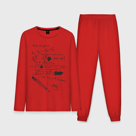 Мужская пижама с лонгсливом хлопок с принтом Формулы в Кировске,  |  | адронный | адронный коллайдер | бак | большой | большой адронный коллайдер | каллайдер | колайдер | коллайдер | ускоритель частиц | физика | формулы
