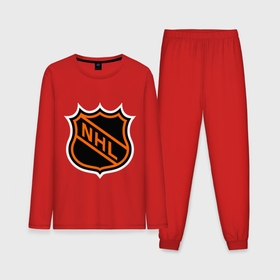 Мужская пижама с лонгсливом хлопок с принтом NHL в Екатеринбурге,  |  | национальная хоккейная лига | нхл