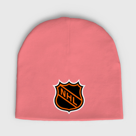 Мужская шапка демисезонная с принтом NHL ,  |  | национальная хоккейная лига | нхл