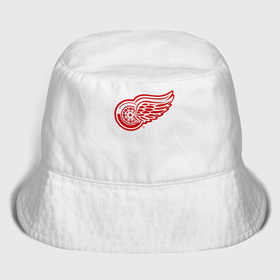 Женская панама хлопок с принтом Detroit Red Wings в городе Новоалтайск,  |  | hockey | nhl | лига | нхл | хокей | хоккей | хоккейная лига