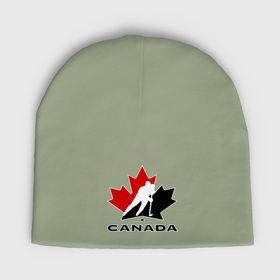 Женская шапка демисезонная с принтом Canada в Курске,  |  | Тематика изображения на принте: canada | hockey | nhl | канада | лига | нхл | хокей | хокейнаялига | хоккей | хоккейная лига