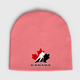 Мужская шапка демисезонная с принтом Canada ,  |  | Тематика изображения на принте: canada | hockey | nhl | канада | лига | нхл | хокей | хокейнаялига | хоккей | хоккейная лига