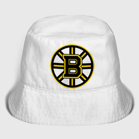 Женская панама хлопок с принтом Boston Bruins в городе Новоалтайск,  |  | нхл | хоккейная лига