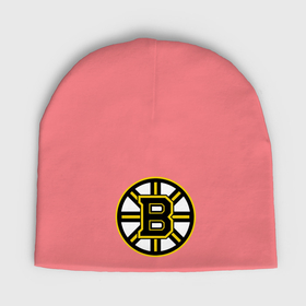 Женская шапка демисезонная с принтом Boston Bruins в Курске,  |  | Тематика изображения на принте: нхл | хоккейная лига