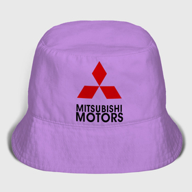 Женская панама хлопок с принтом Mitsubishi 2 в Курске,  |  | mitsubishi | mitsubishi motors | митсубиси | митсубиши