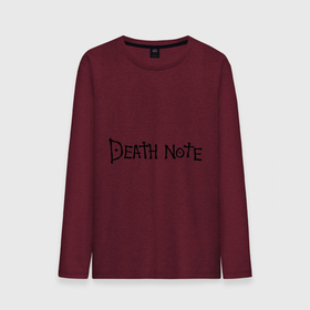 Мужской лонгслив хлопок с принтом Death Note (2) в Белгороде, 100% хлопок |  | Тематика изображения на принте: anime | death note | аниме | анимэ