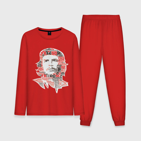 Мужская пижама с лонгсливом хлопок с принтом Che Guevara 3 в Белгороде,  |  | гевара | куба | революция | свобода | че