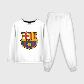 Детская пижама с лонгсливом хлопок с принтом Spanish Primera. FC Barсelona в Курске,  |  | barcelona | barcelona fc | барселона | евро 2012 | футбольный клуб барселона