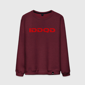 Мужской свитшот хлопок с принтом IDDQD Doom в городе Новоалтайск, 100% хлопок |  | doom | iddqd | дум | классика | читы