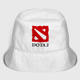 Мужская панама хлопок с принтом Logo Dota 2 ,  |  | dota | dota 2 | media | дота | дота 2 | игры | компьютерные игры