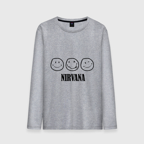 Мужской лонгслив хлопок с принтом Nirvana(2) в Петрозаводске, 100% хлопок |  | nirvana | rock | нирвана | ребенок | рок | символика nirvana | символика нирвана