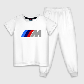 Детская пижама хлопок с принтом BMW M в Белгороде, 100% хлопок |  брюки и футболка прямого кроя, без карманов, на брюках мягкая резинка на поясе и по низу штанин
 | Тематика изображения на принте: bmw | joy | toplanding | авто | автобренды | бмв | бэха | логотип бмв