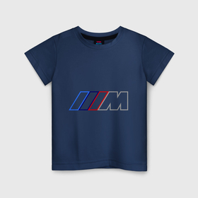 Детская футболка хлопок с принтом BMW Motor Contur в Белгороде, 100% хлопок | круглый вырез горловины, полуприлегающий силуэт, длина до линии бедер | bmw | joy | motosport | авто | автобренды | бмв | бэха | логотип бмв | мотоспорт