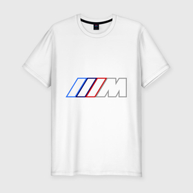 Мужская футболка хлопок Slim с принтом BMW Motor Contur в Новосибирске, 92% хлопок, 8% лайкра | приталенный силуэт, круглый вырез ворота, длина до линии бедра, короткий рукав | bmw | joy | motosport | авто | автобренды | бмв | бэха | логотип бмв | мотоспорт