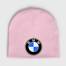 Мужская шапка демисезонная с принтом Logo BMW ,  |  | автобренды | автомобильные | бмв | лого | машина | тачка