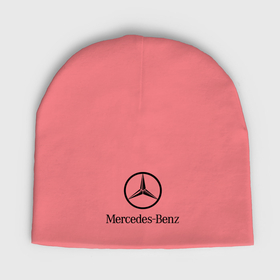 Мужская шапка демисезонная с принтом Logo Mercedes Benz в Новосибирске,  |  | mercedes | mercedes benz | логотип mercedes | логотип mercedes benz | логотип мерседерс бенс | мерен | мерседерс | мерседерс бенс