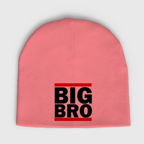 Мужская шапка демисезонная с принтом Big BRO в Кировске,  |  | big bro | биг бро | бро