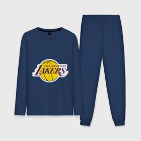 Мужская пижама с лонгсливом хлопок с принтом LA Lakers ,  |  | basketball | lakers | media | nba | toplanding | баскетболл | лейкерс | лого баскетбольных клубов | лос анджелес | нба