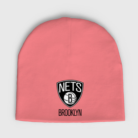 Мужская шапка демисезонная с принтом Nets Brooklyn в Петрозаводске,  |  | Тематика изображения на принте: бруклин