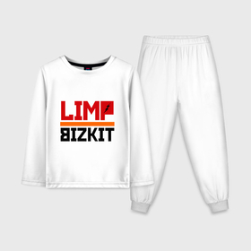 Детская пижама с лонгсливом хлопок с принтом Limp Bizkit 2 в городе Новоалтайск,  |  | rock | лимп бизкит | рок группа | рок музыка