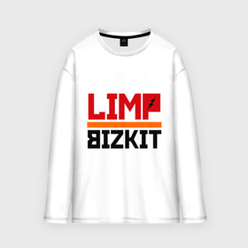 Мужской лонгслив oversize хлопок с принтом Limp Bizkit 2 в Белгороде,  |  | rock | лимп бизкит | рок группа | рок музыка