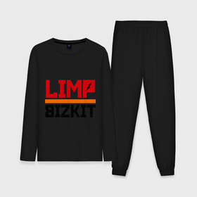 Мужская пижама с лонгсливом хлопок с принтом Limp Bizkit 2 в Белгороде,  |  | rock | лимп бизкит | рок группа | рок музыка