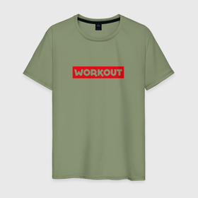 Мужская футболка хлопок с принтом Obey workout в городе Новоалтайск, 100% хлопок | прямой крой, круглый вырез горловины, длина до линии бедер, слегка спущенное плечо. | ghetto workout | obey workout | workout | воркаут | гетто | гетто воркаут | спорт улиц | уличный спорт | фитнесс улиц