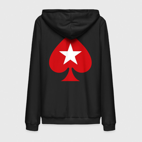 Мужская толстовка на молнии хлопок с принтом Покер Пики Poker Stars в городе Новоалтайск,  |  | игры | карты | покер | покер пики poker stars