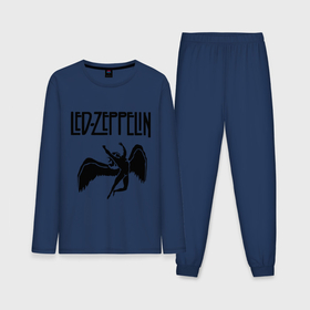 Мужская пижама с лонгсливом хлопок с принтом Led Zeppelin в Белгороде,  |  | led zeppelin