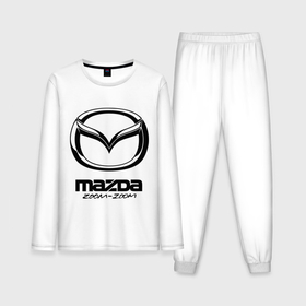 Мужская пижама с лонгсливом хлопок с принтом Mazda Zoom Zoom в Тюмени,  |  | Тематика изображения на принте: mazda | zoom | зум | мазда