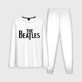 Мужская пижама с лонгсливом хлопок с принтом The Beatles ,  |  | beatles | битлз