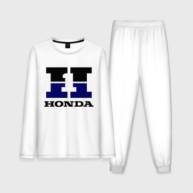 Мужская пижама с лонгсливом хлопок с принтом Honda в Курске,  |  | honda | авто | хонда
