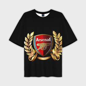Мужская футболка oversize 3D с принтом Arsenal ,  |  | арсенал