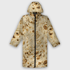 Мужской дождевик 3D с принтом Лаваш текстура в Тюмени,  |  | Тематика изображения на принте: еда | лаваш | прикол | прикольные | хлеб