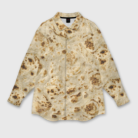 Мужская рубашка oversize 3D с принтом Лаваш текстура в Курске,  |  | Тематика изображения на принте: еда | лаваш | прикол | прикольные | хлеб