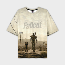 Мужская футболка oversize 3D с принтом Fallout в Кировске,  |  | fallout | бункер | постапокалиптические | фалаут | фаллаут | фолаут | фоллаут