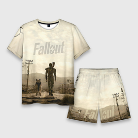Мужской костюм с шортами 3D с принтом Fallout в Кировске,  |  | fallout | бункер | постапокалиптические | фалаут | фаллаут | фолаут | фоллаут