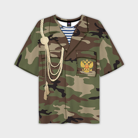 Мужская футболка oversize 3D с принтом Армейская форма ,  |  | 23 | армейская | армия | дембель | защитник | камуфляж | отечества | солдат | тельняшка | февраля | форма