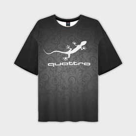 Мужская футболка oversize 3D с принтом Audi qauttro в Курске,  |  | Тематика изображения на принте: audi | audi qauttro | qauttro | ауди | ауди кватро | кватро